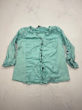 JM Collection Blouse Mint 90s VTG Button Front - Womens 10P